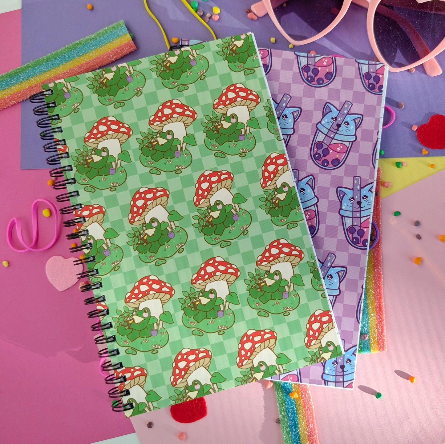 Ribbeting Read Notebook-Stationery-Candy Skies-Candy Skies