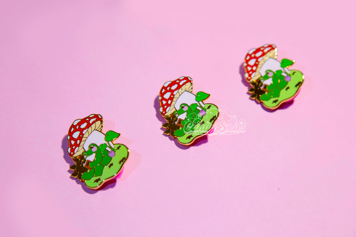 A Ribbeting Read Enamel Pin-Enamel Pin-Candy Skies-Candy Skies