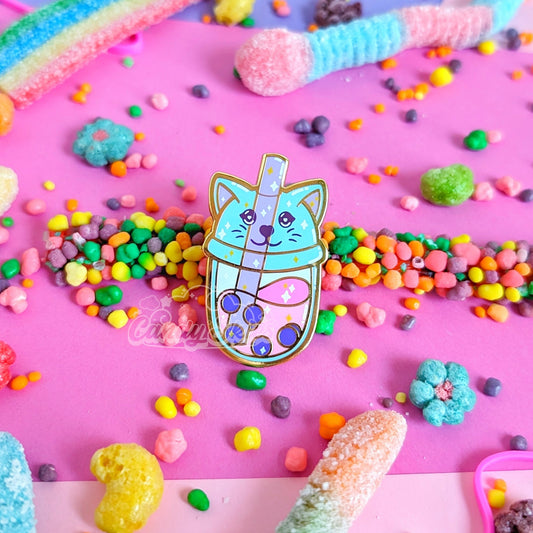 Bubble Kit-Tea Enamel Pin-Enamel Pin-Candy Skies-Candy Skies