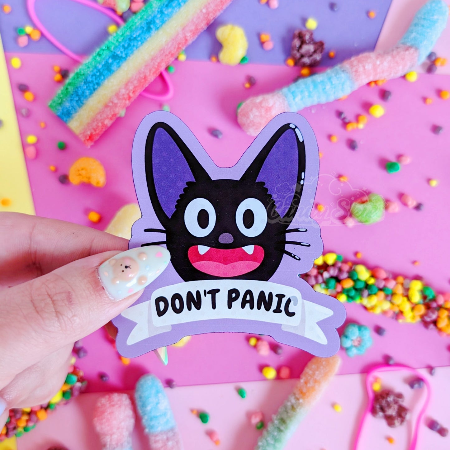 Jiji Don't Panic Fridge Magnet-Magnet-Candy Skies-Candy Skies