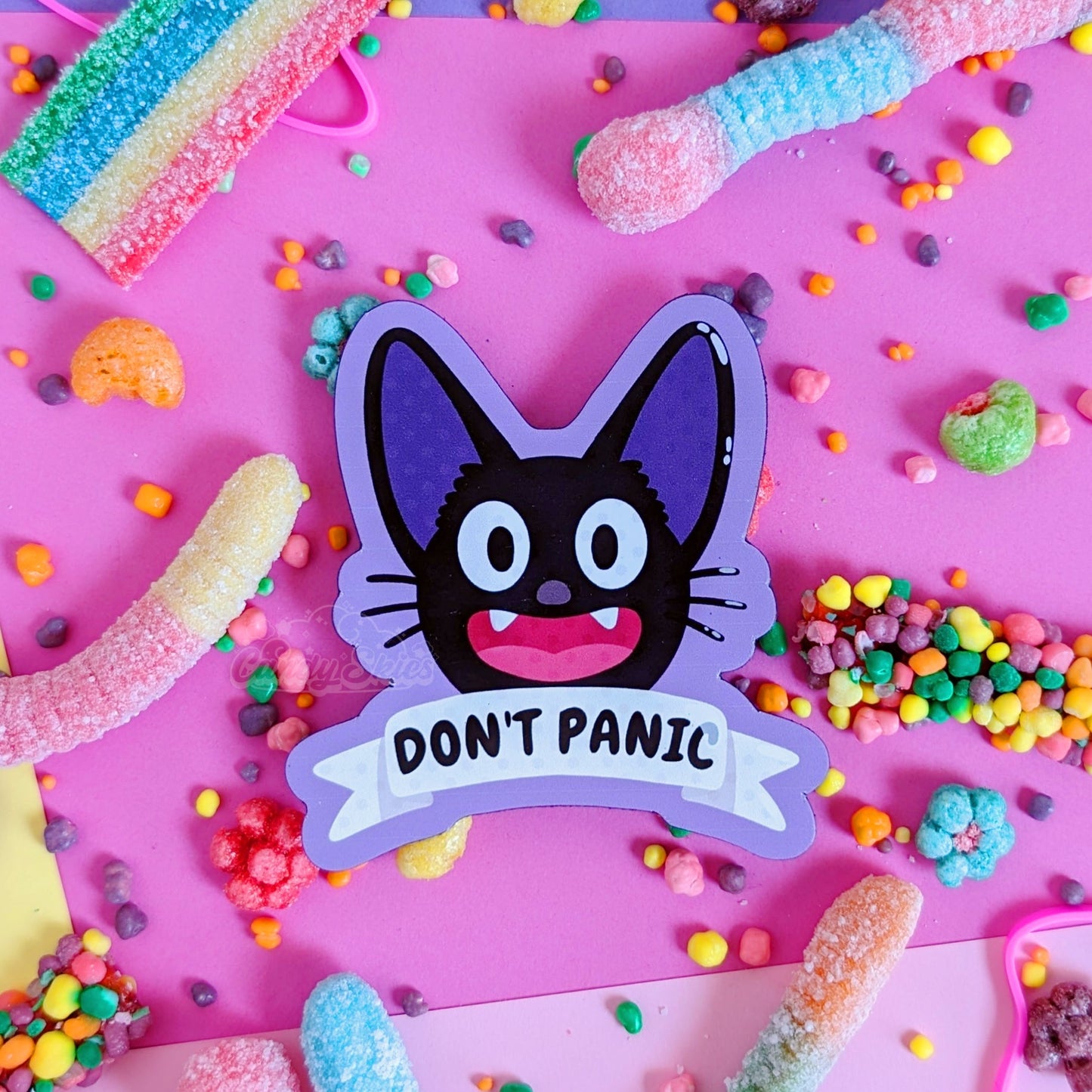 Jiji Don't Panic Fridge Magnet-Magnet-Candy Skies-Candy Skies