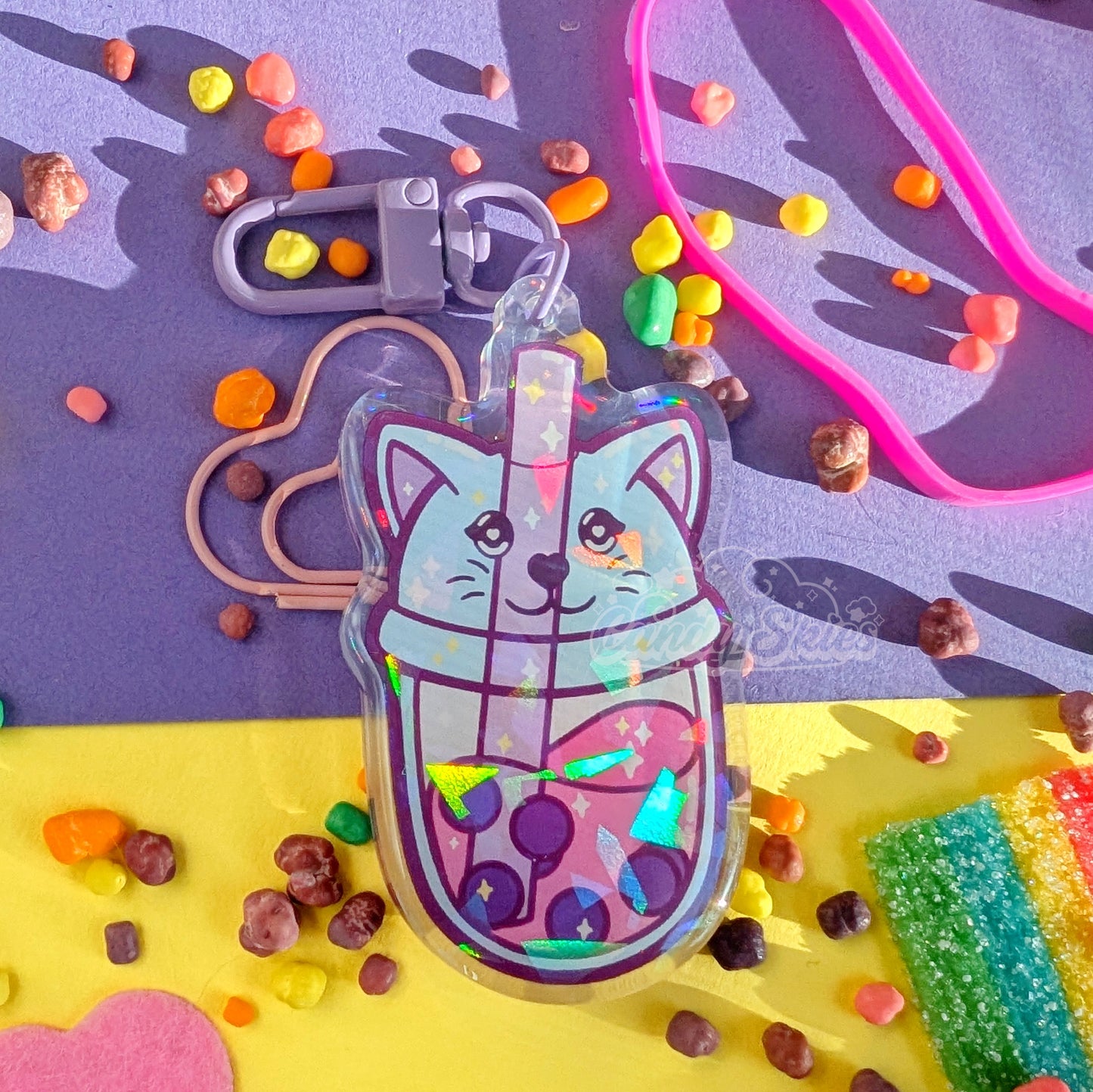 Bubble Kit-Tea Charm-Keychain-Candy Skies-Candy Skies