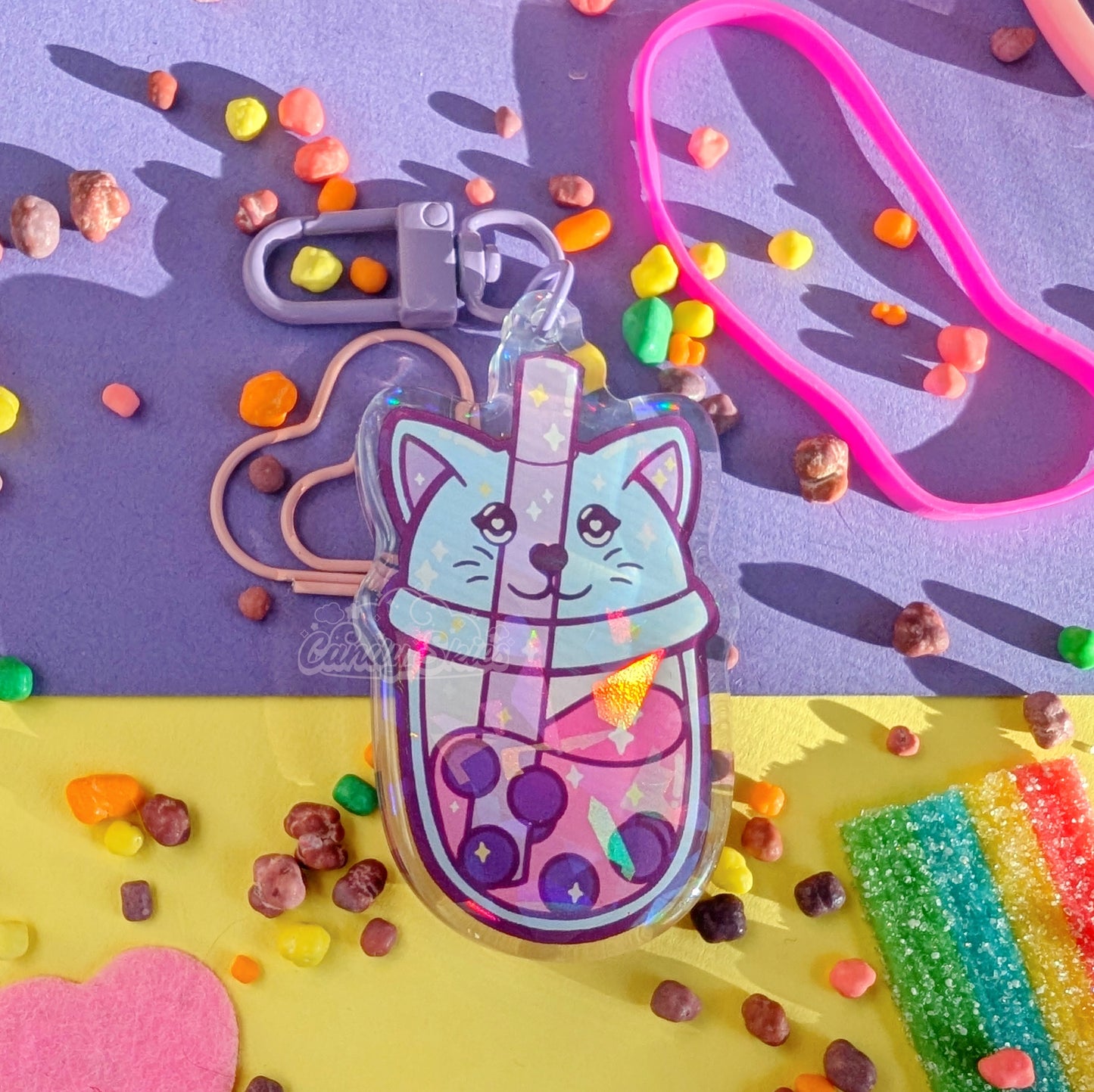 Bubble Kit-Tea Charm-Keychain-Candy Skies-Candy Skies