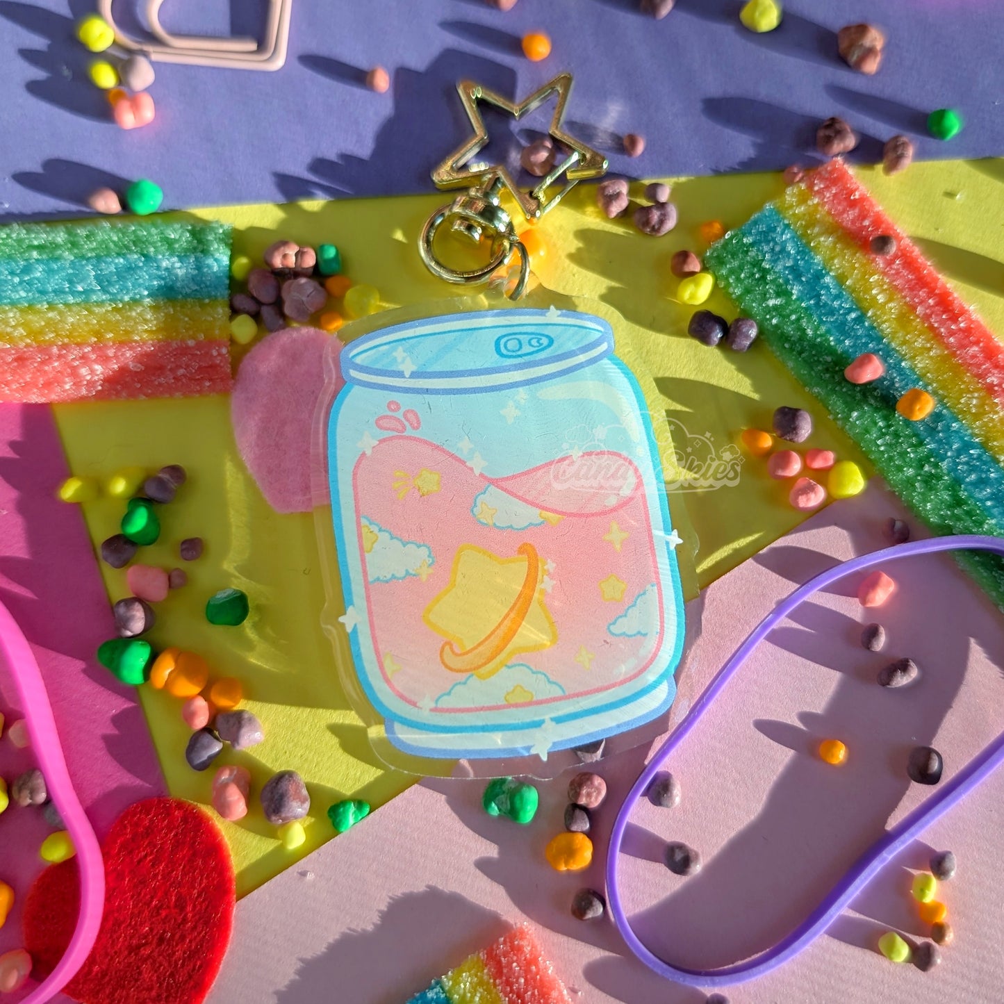 Celestial Soda Charm-Keychain-Candy Skies-Candy Skies