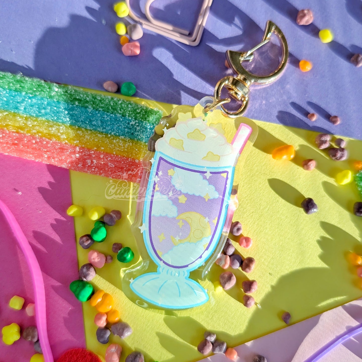 Celestial Milkshake Charm-Keychain-Candy Skies-Candy Skies