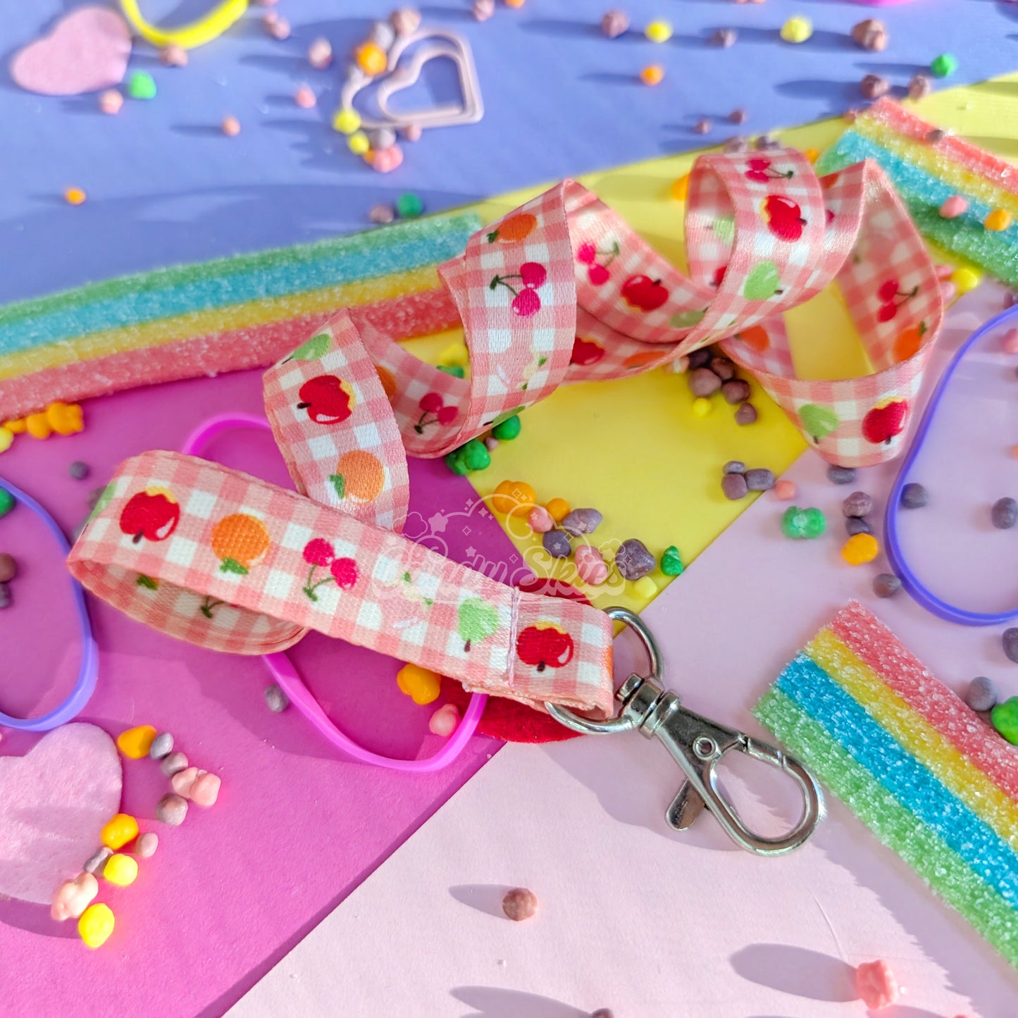 Fruit Salad Lanyard-Lanyards-Candy Skies-Candy Skies