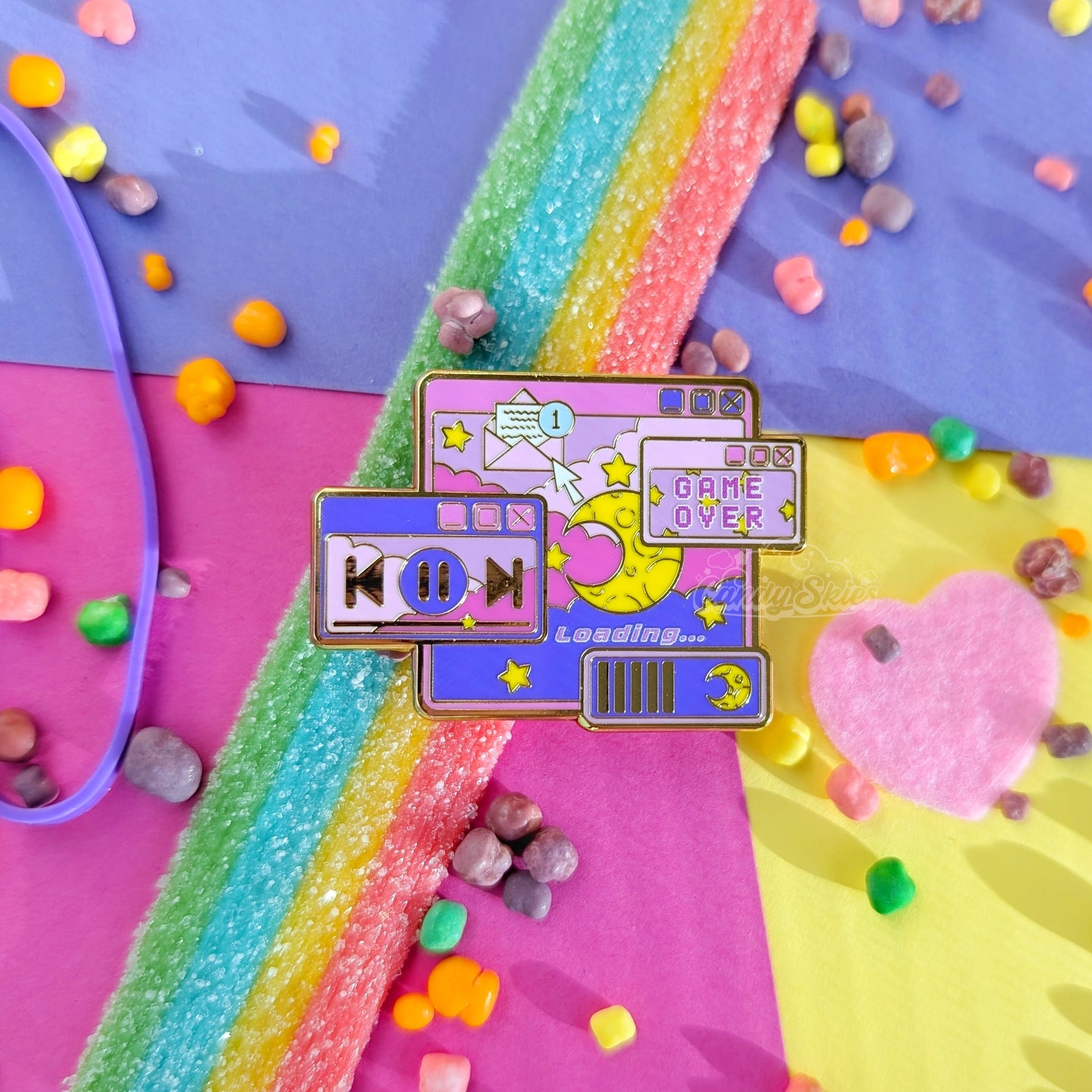 Y2K Computer Dreams Enamel Pin-Enamel Pin-Candy Skies-Candy Skies