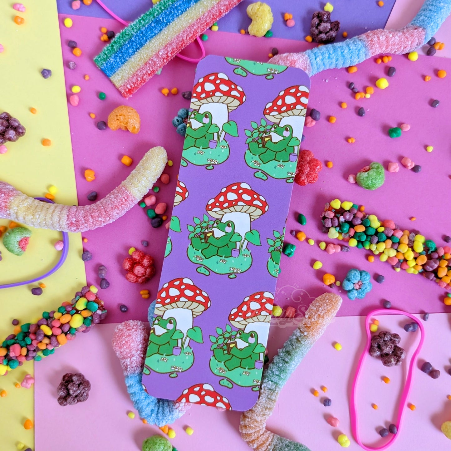 Ribbeting Read Bookmark-Bookmarks-Candy Skies-Candy Skies
