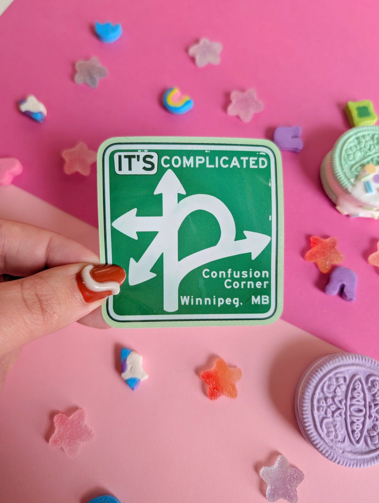 It's Complicated Sticker-Sticker-Candy Skies-Candy Skies