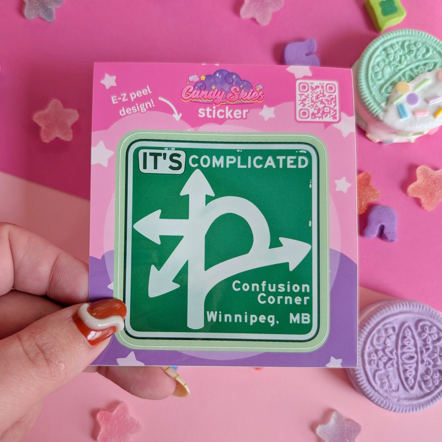 It's Complicated Sticker-Sticker-Candy Skies-Candy Skies