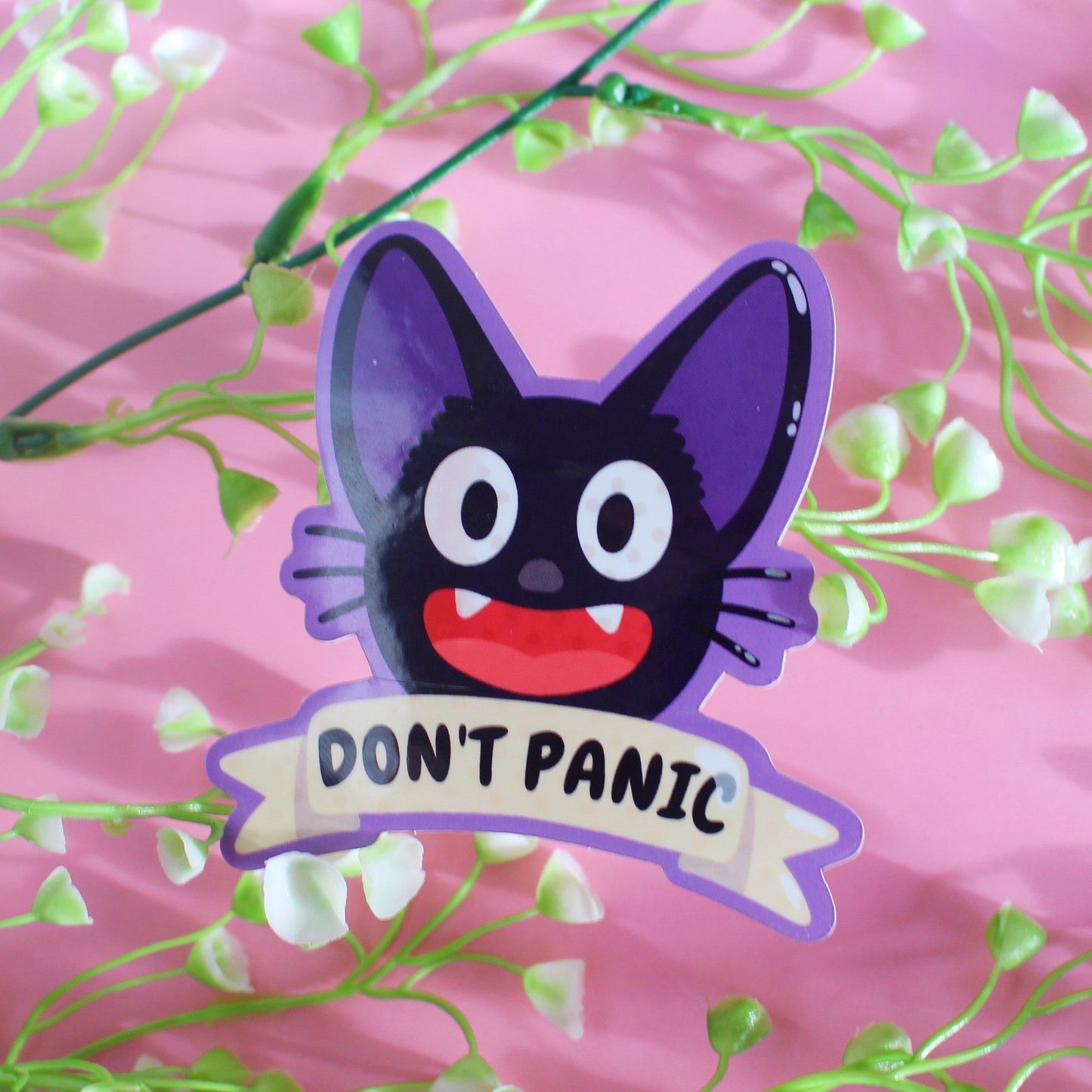 Jiji Don't Panic Sticker-Sticker-Candy Skies-Candy Skies