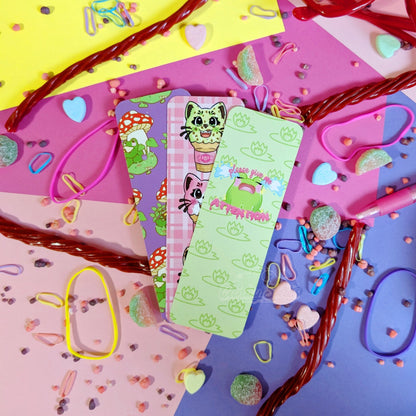 Needy Frog Bookmark-Bookmarks-Candy Skies-Candy Skies