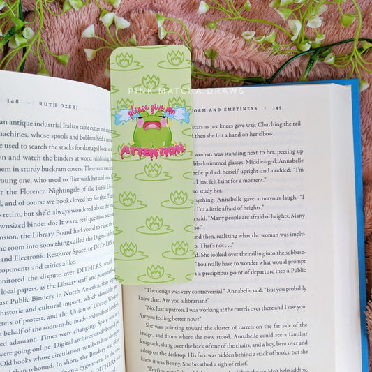 Needy Frog Bookmark-Bookmarks-Candy Skies-Candy Skies