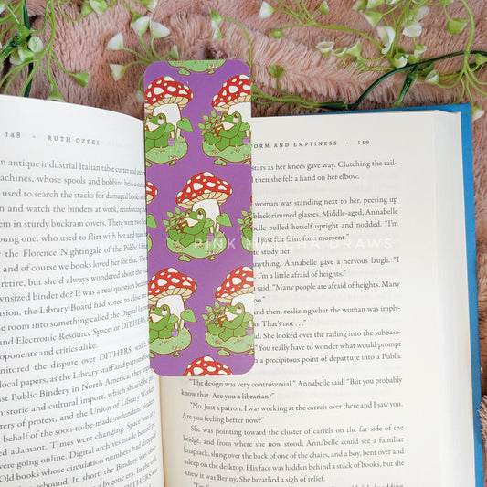 Ribbeting Read Bookmark-Bookmarks-Candy Skies-Candy Skies