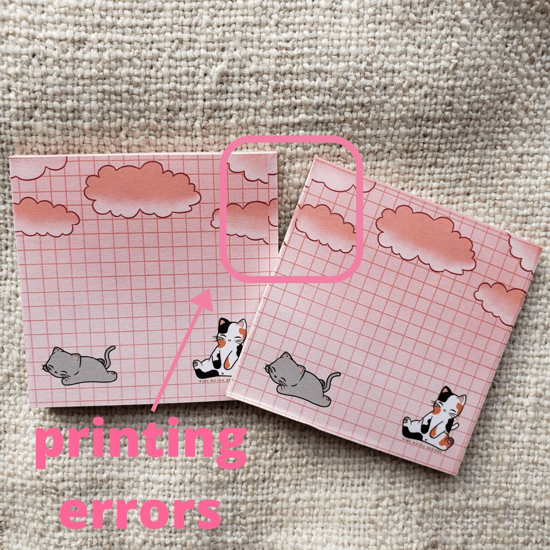 SECONDS SALE Cloudy Cat Notepad-Stationery-Candy Skies-Candy Skies
