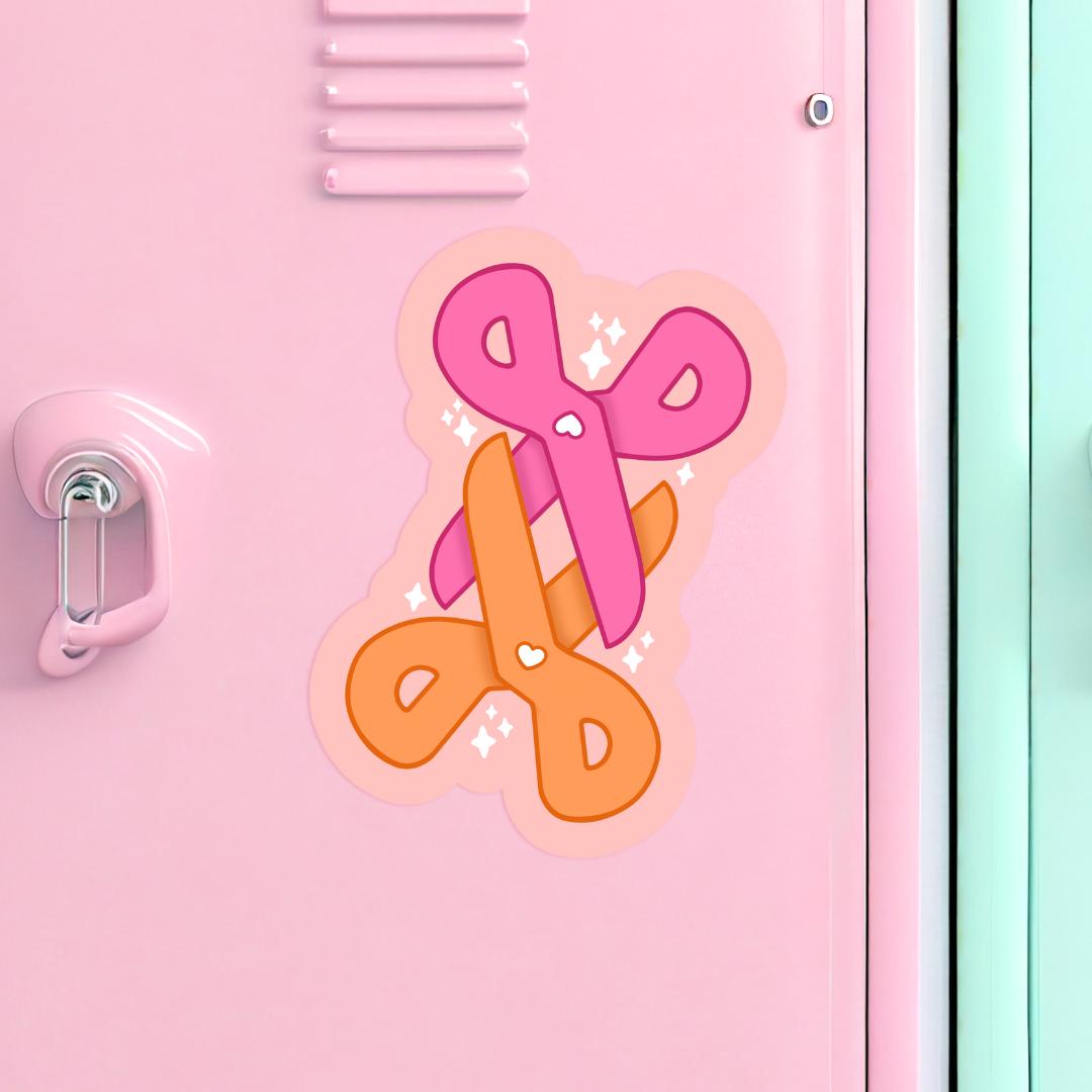 Scissoring Scissors Fridge Magnet-Magnet-Candy Skies-Candy Skies